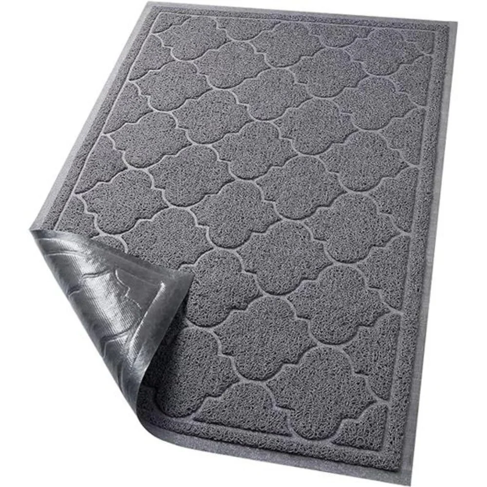 Door Mat Large 24x36 Inch Indoor Outdoor Doormat, Non-Slip Low-Profile Design